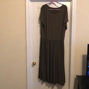 Olive green Eloquii dress